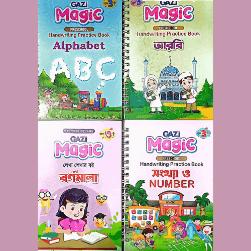 Magic Preschool Handwriting Practice Book With Pen